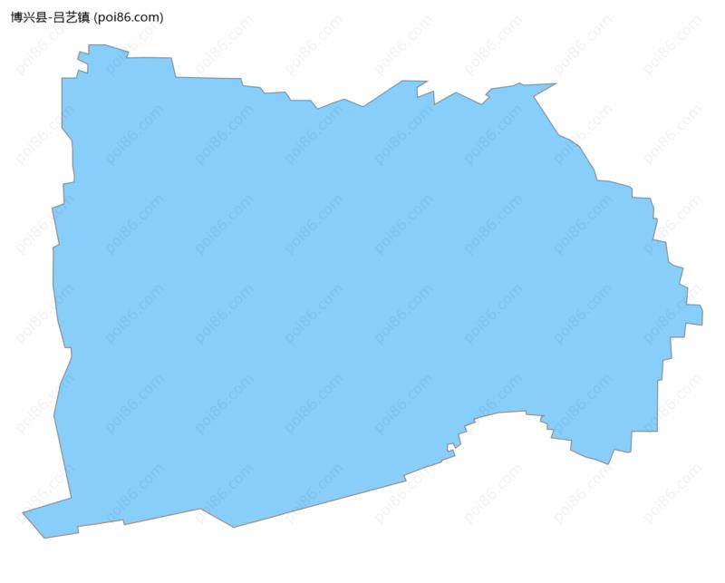 高德吕艺镇poi数据-高德博兴县poi数据-滨州市poi数据