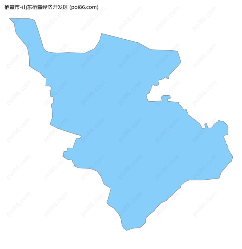 山东栖霞经济开发区边界地图