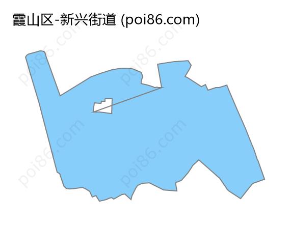 高德新兴街道poi数据-高德霞山区poi数据-湛江市poi数据-高德广东省