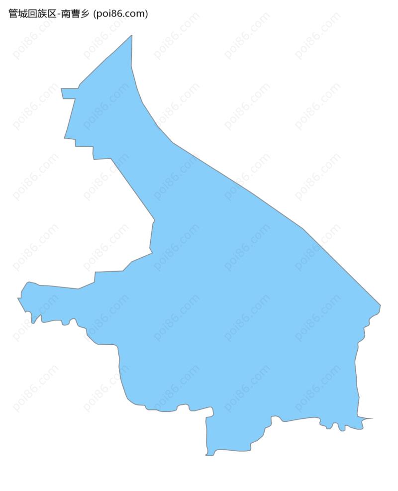 南曹乡边界地图