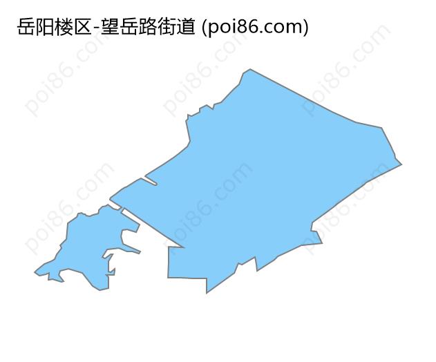 百度望岳路街道poi数据-百度岳阳楼区poi数据-岳阳市