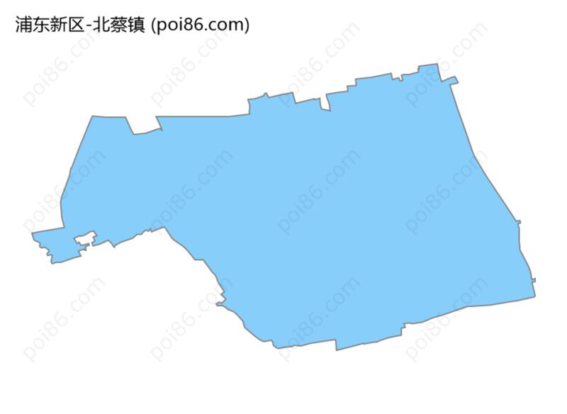 北蔡镇地图