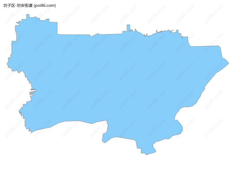 百度坊安街道poi数据-百度坊子区poi数据-潍坊市poi