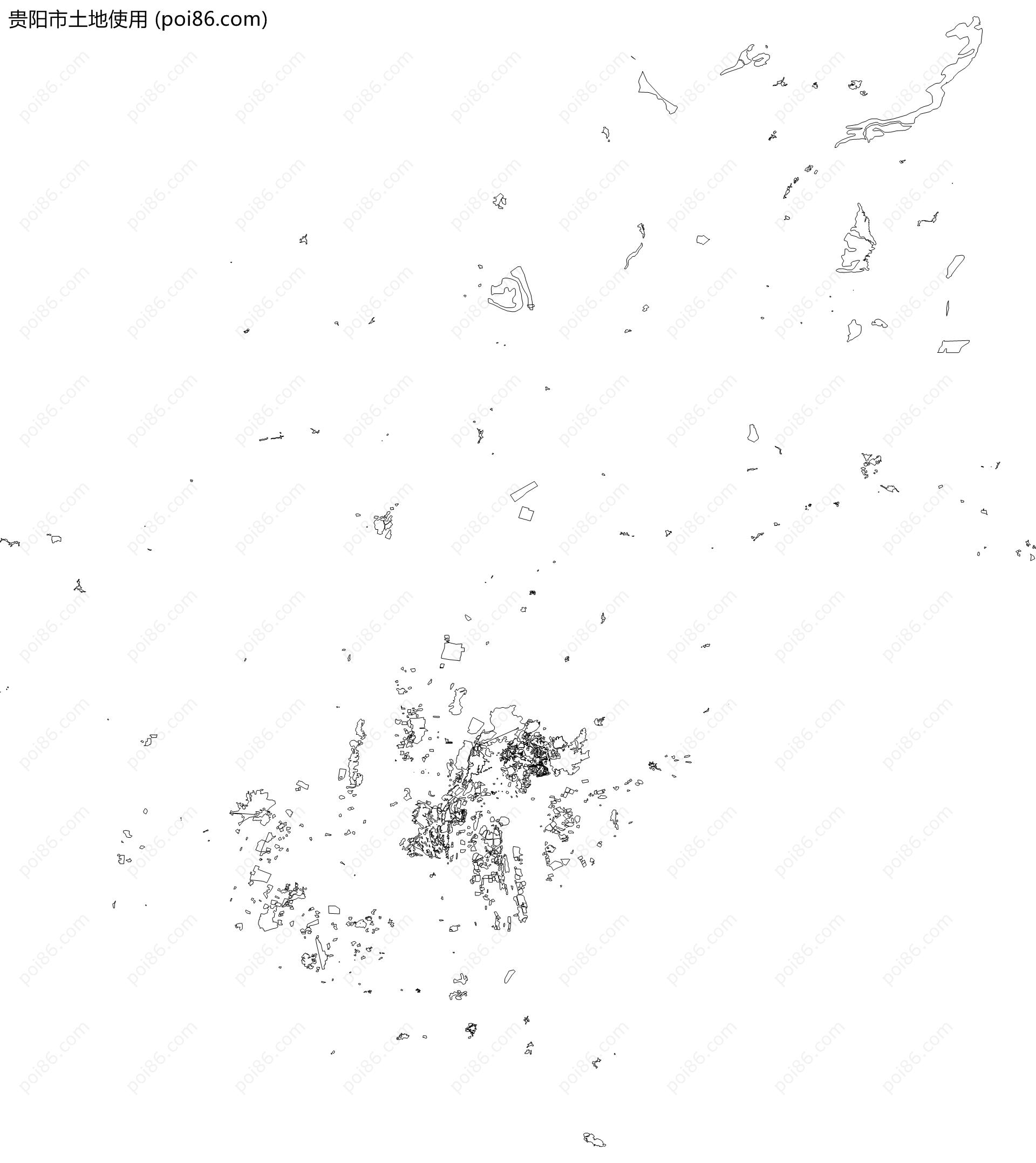 贵阳市土地使用地图