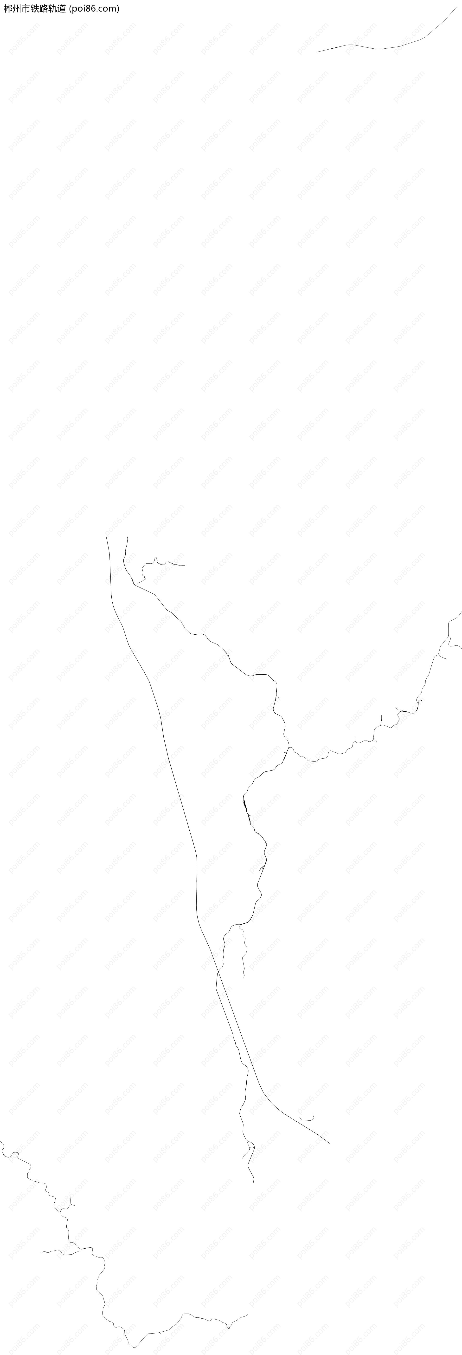 郴州市铁路轨道地图