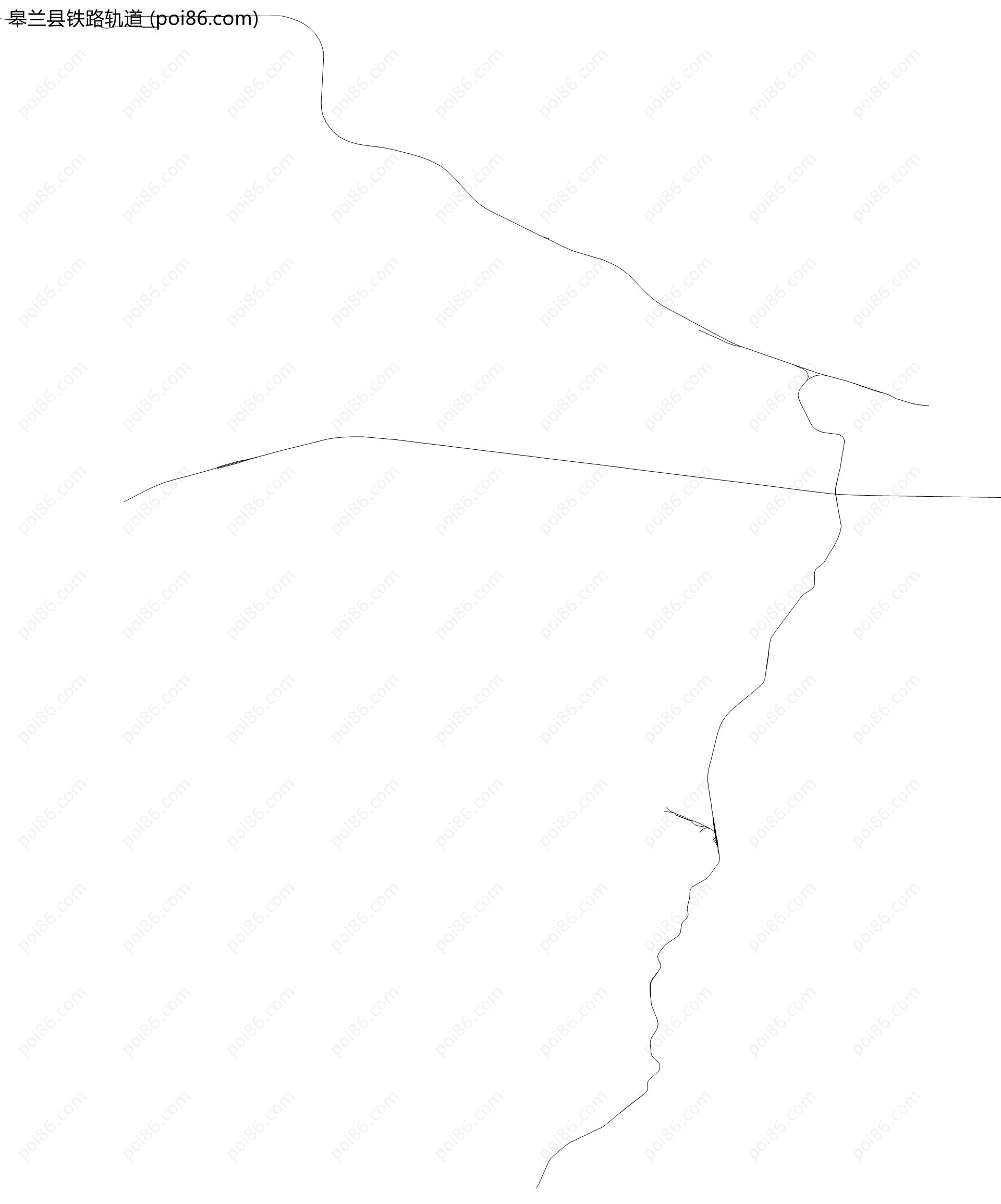皋兰县铁路轨道地图