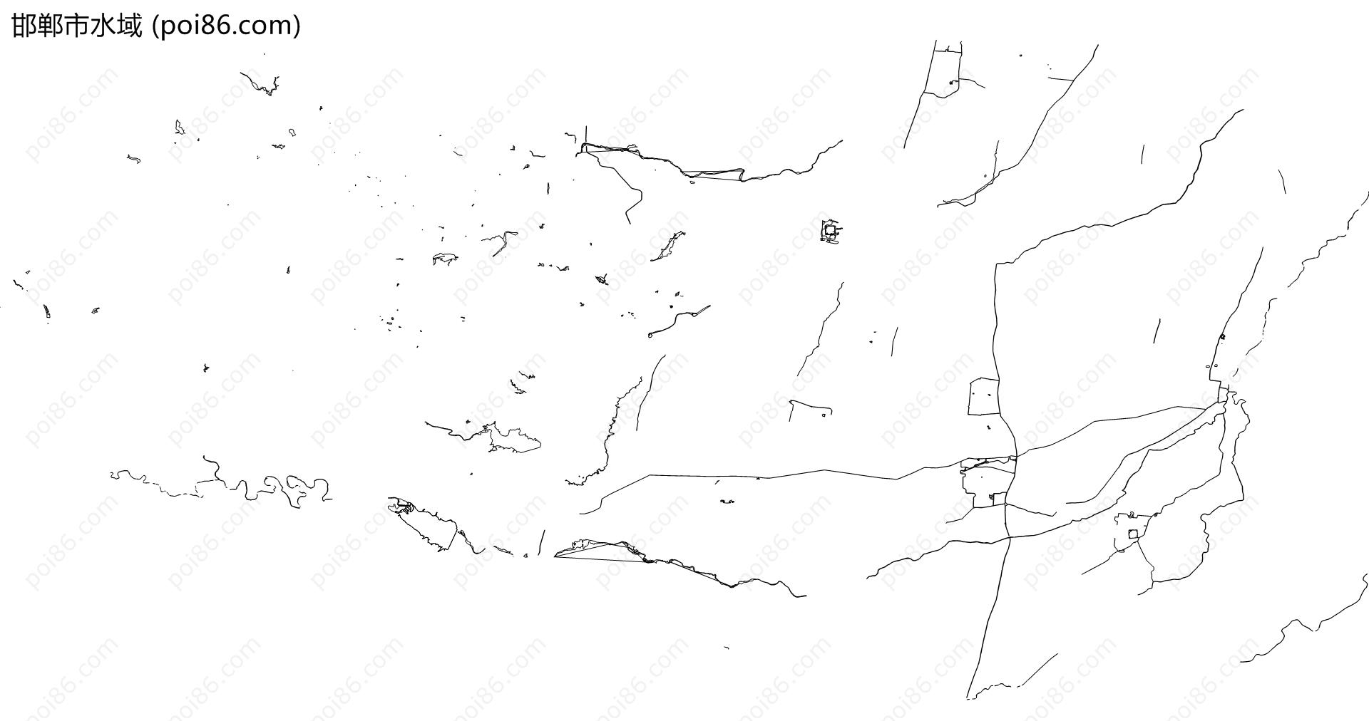 邯郸市水域地图