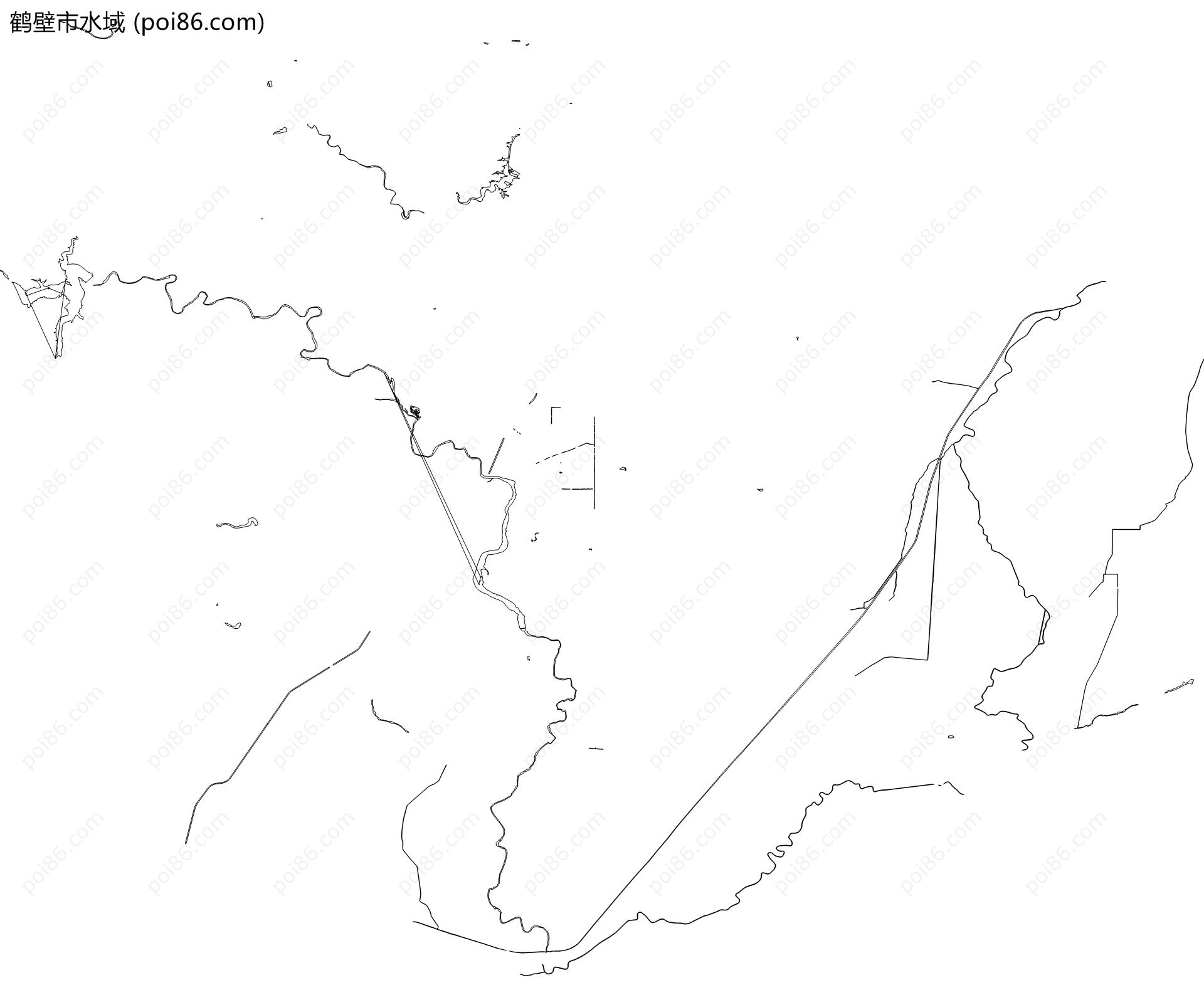 鹤壁市水域地图