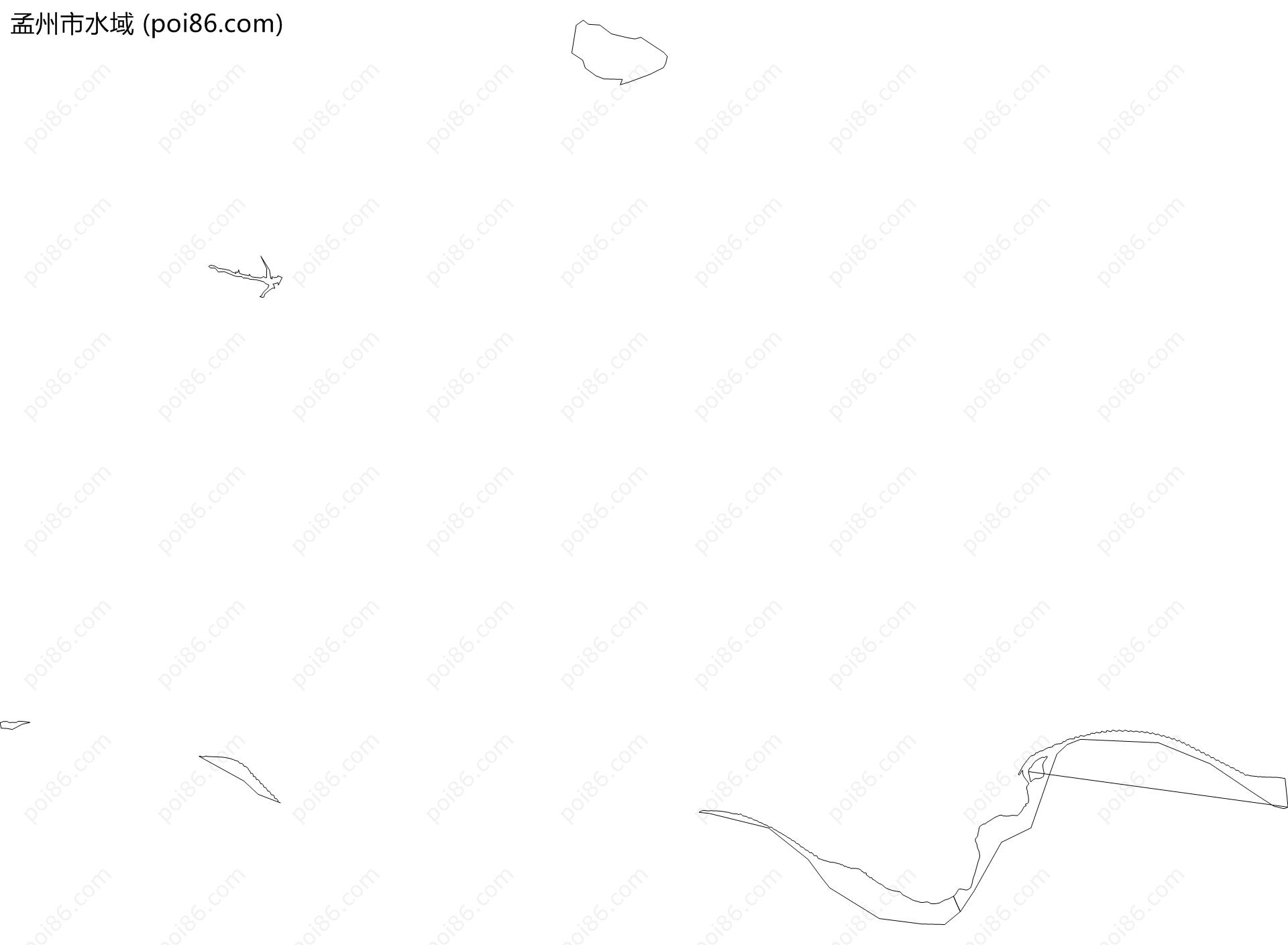 孟州市水域地图