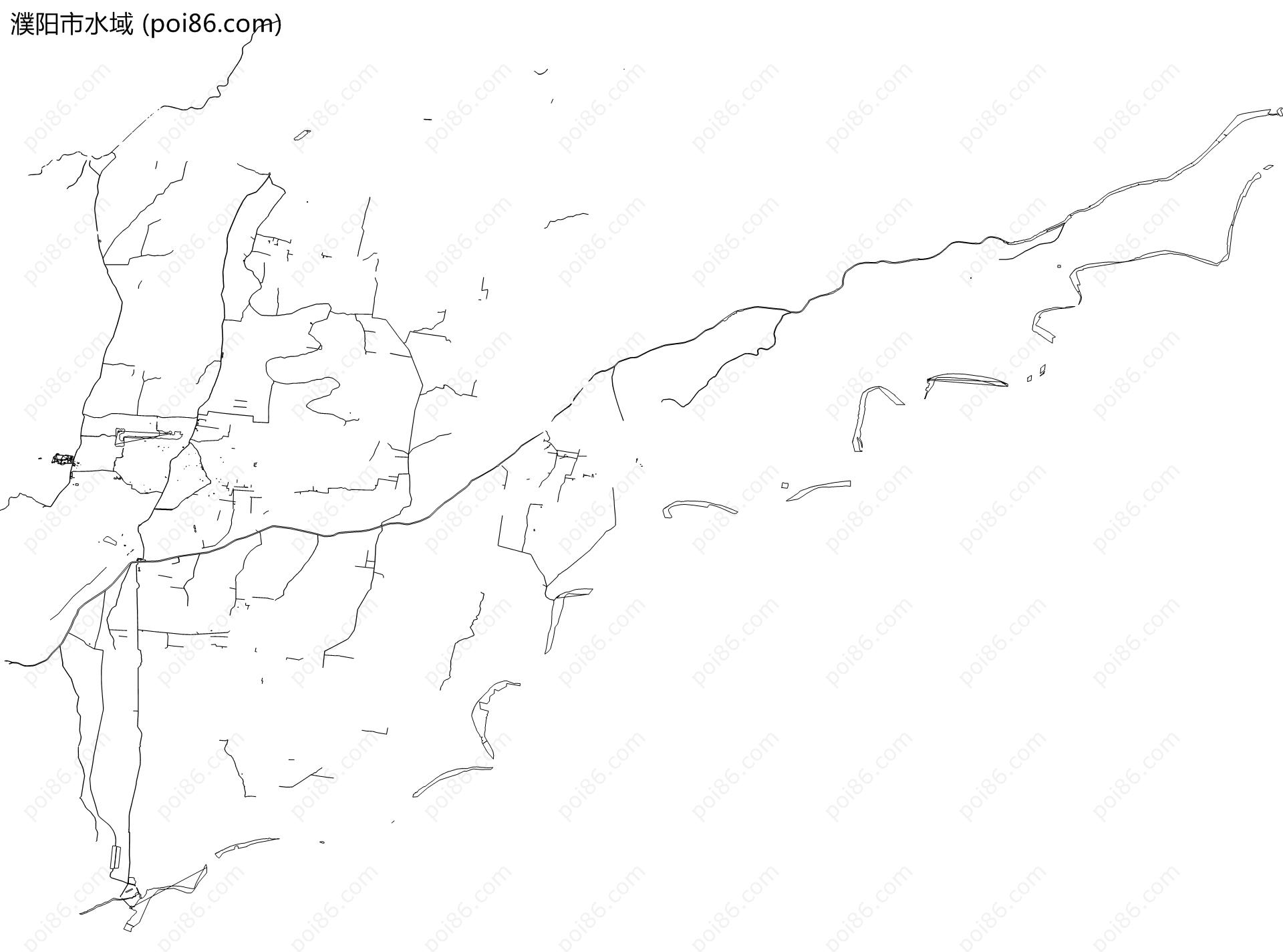 濮阳市水域地图