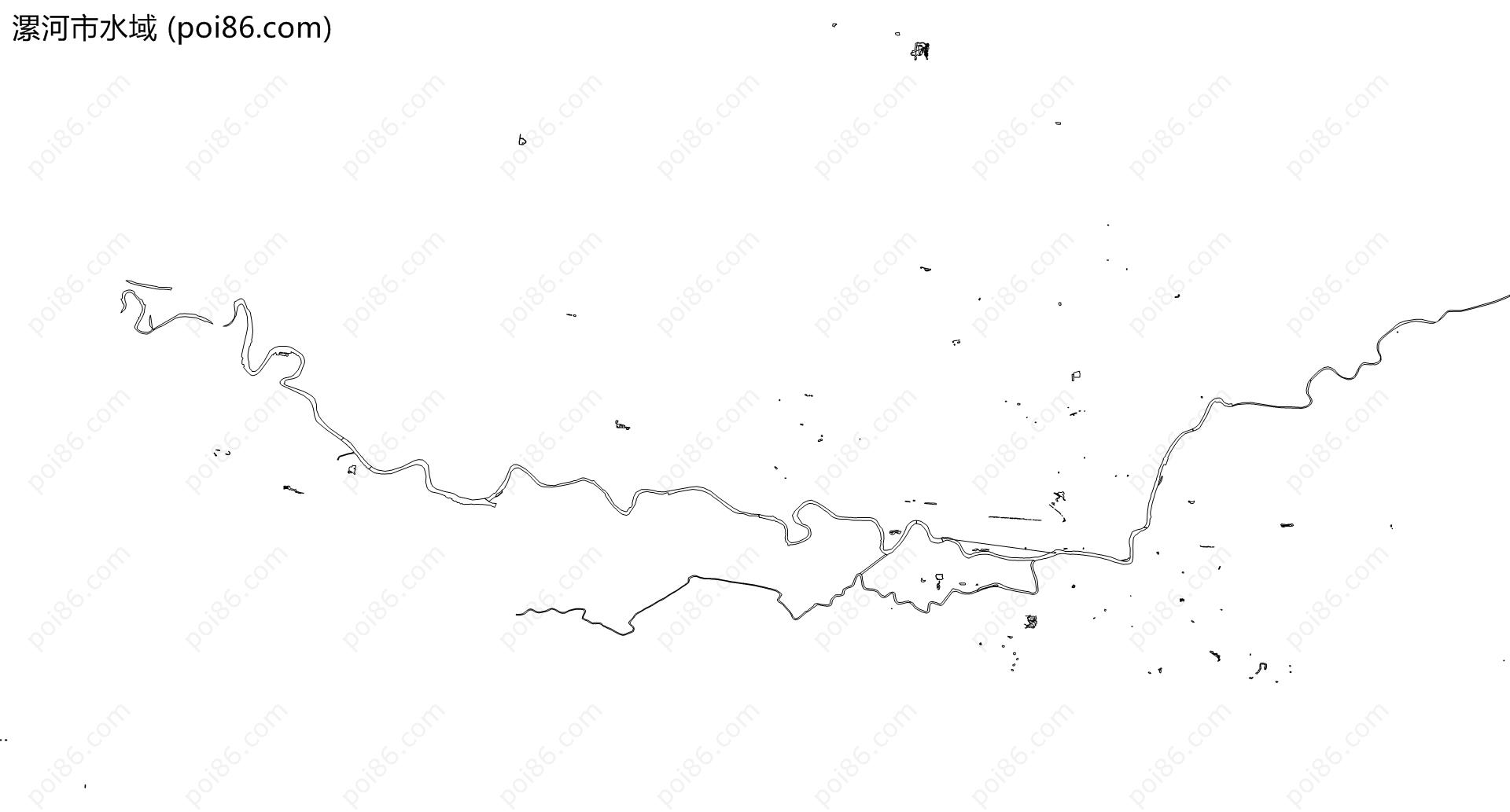 漯河市水域地图
