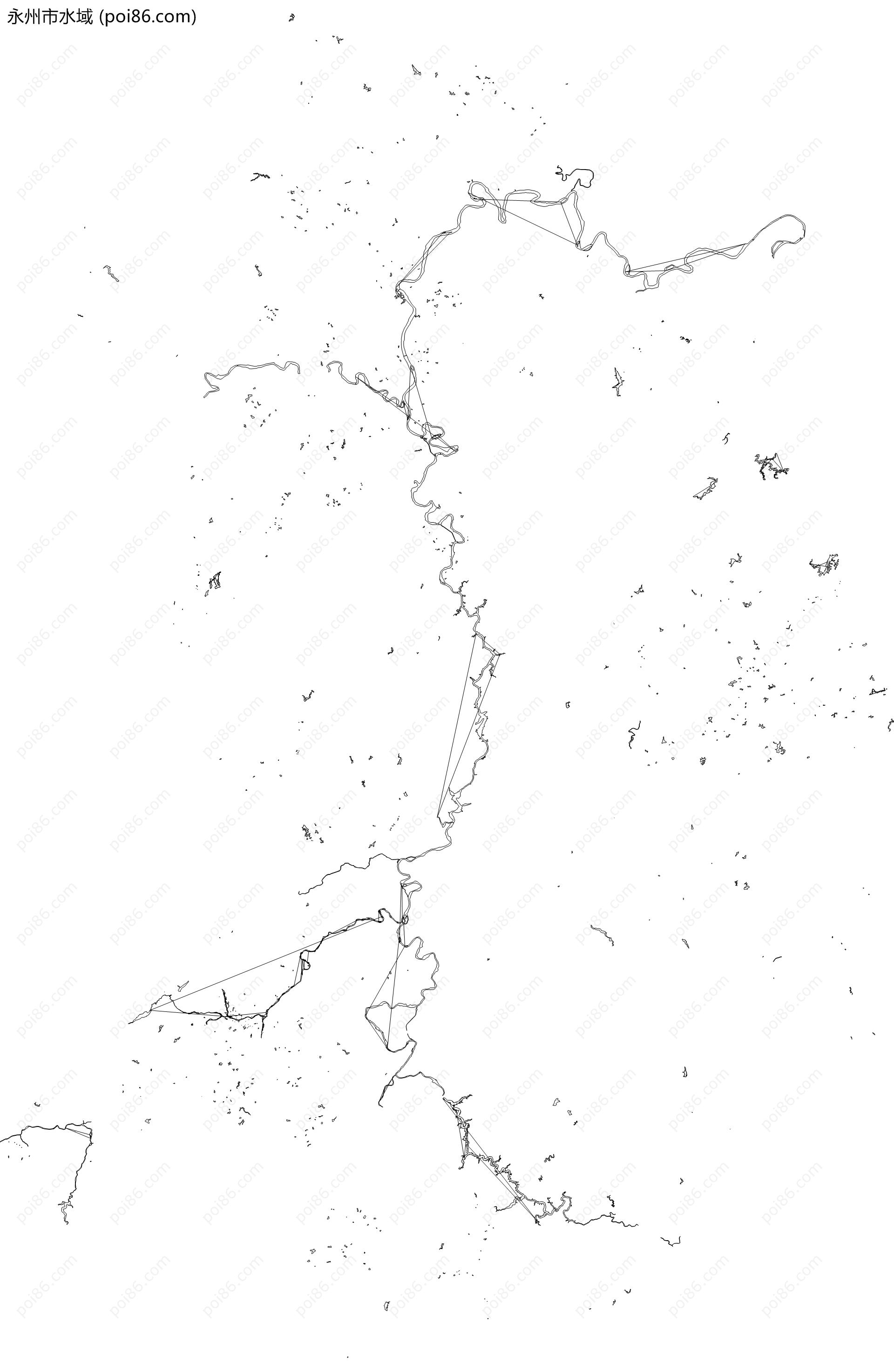 永州市水域地图