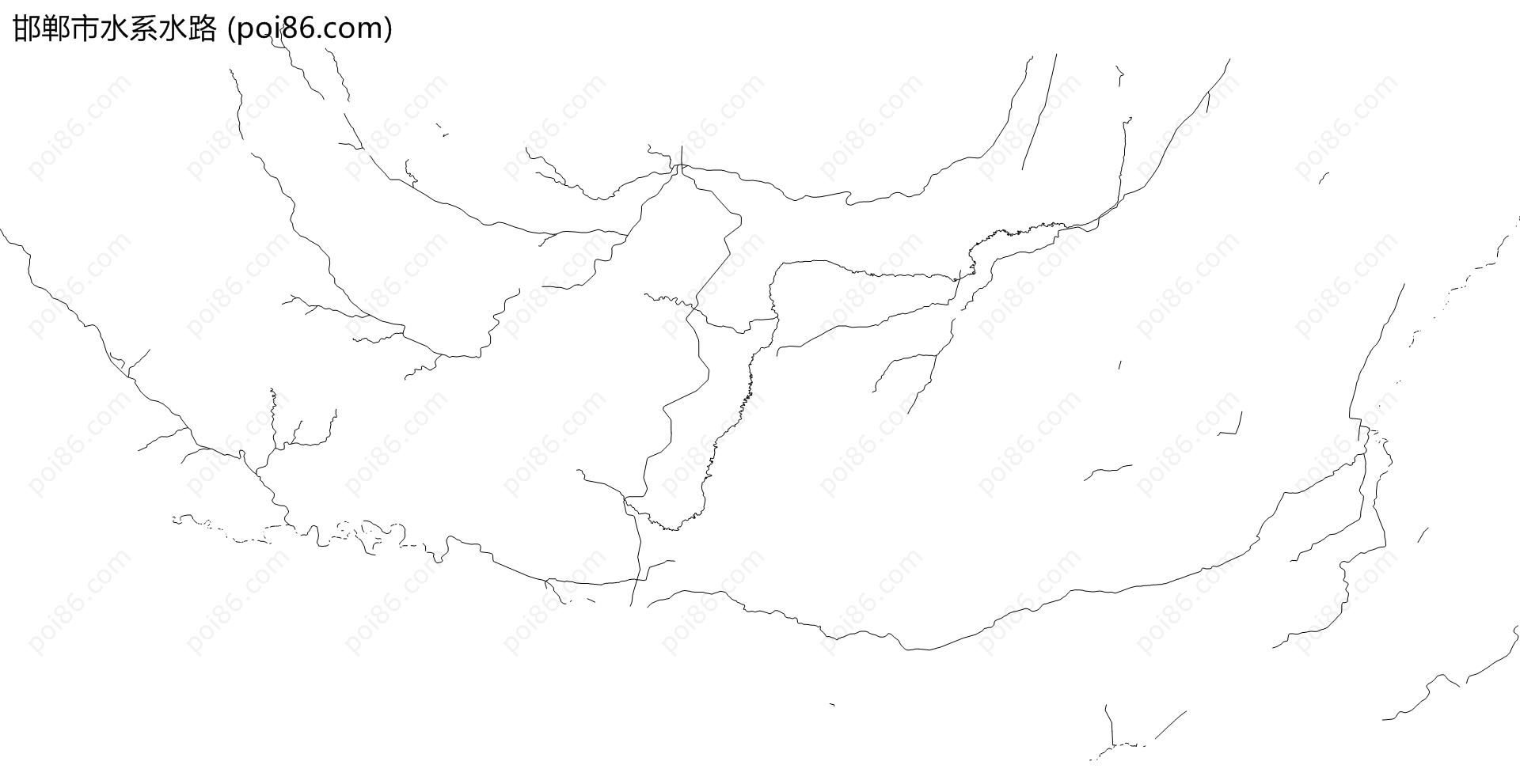 邯郸市水系水路地图