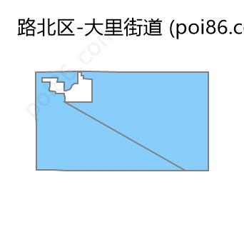 大里街道边界地图