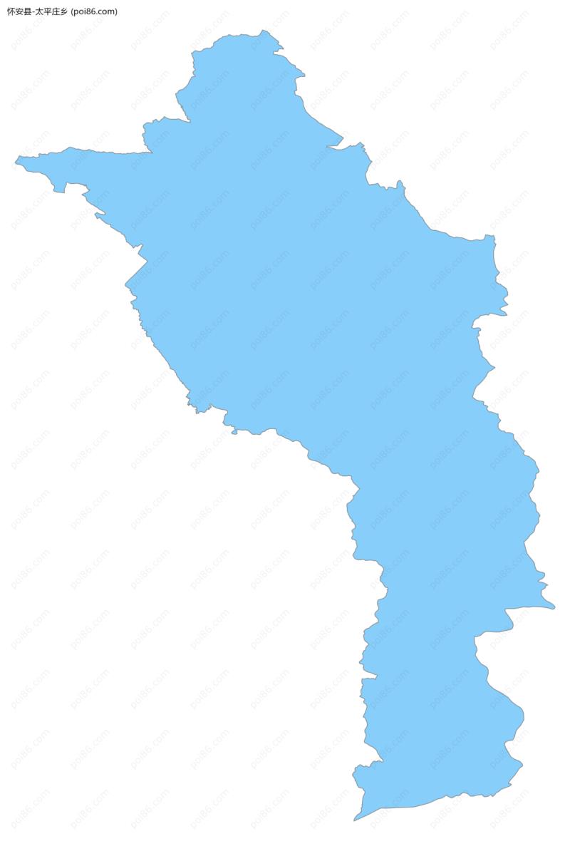 太平庄乡边界地图