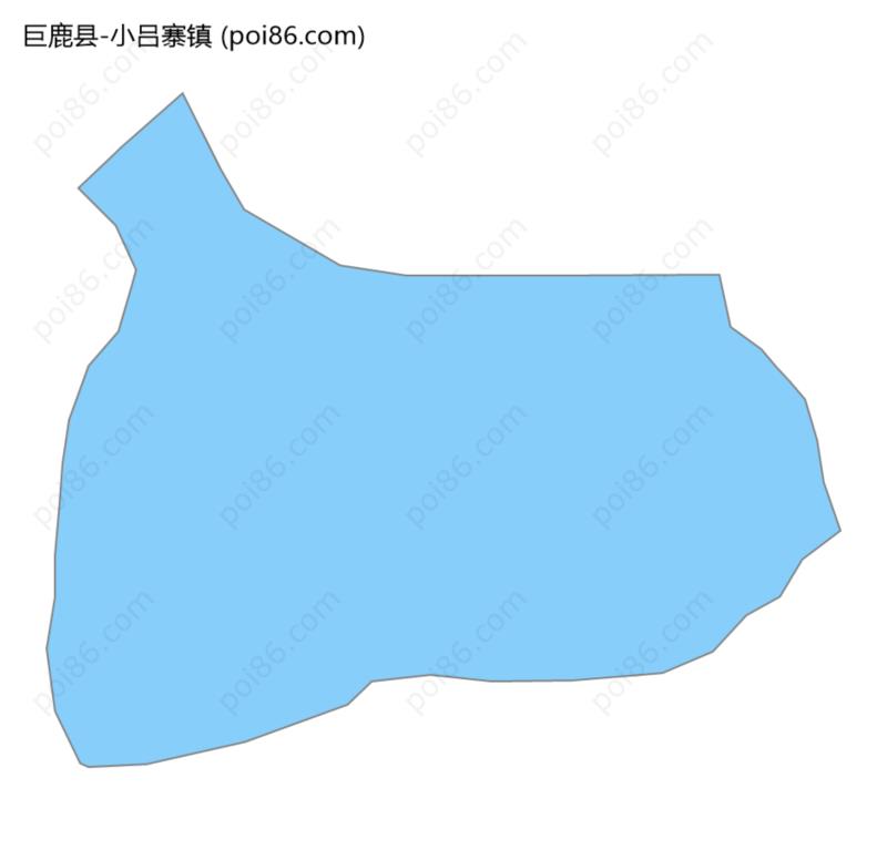 小吕寨镇边界地图