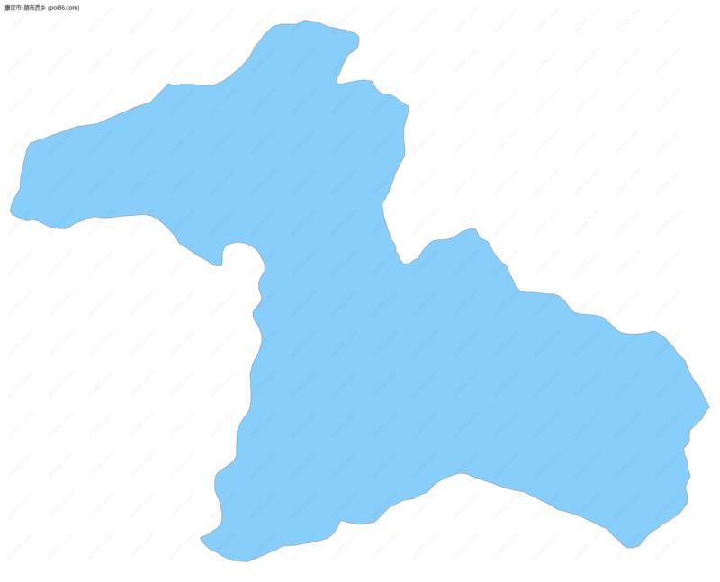 朋布西乡边界地图