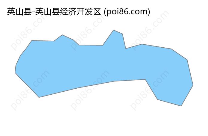 英山县经济开发区边界地图