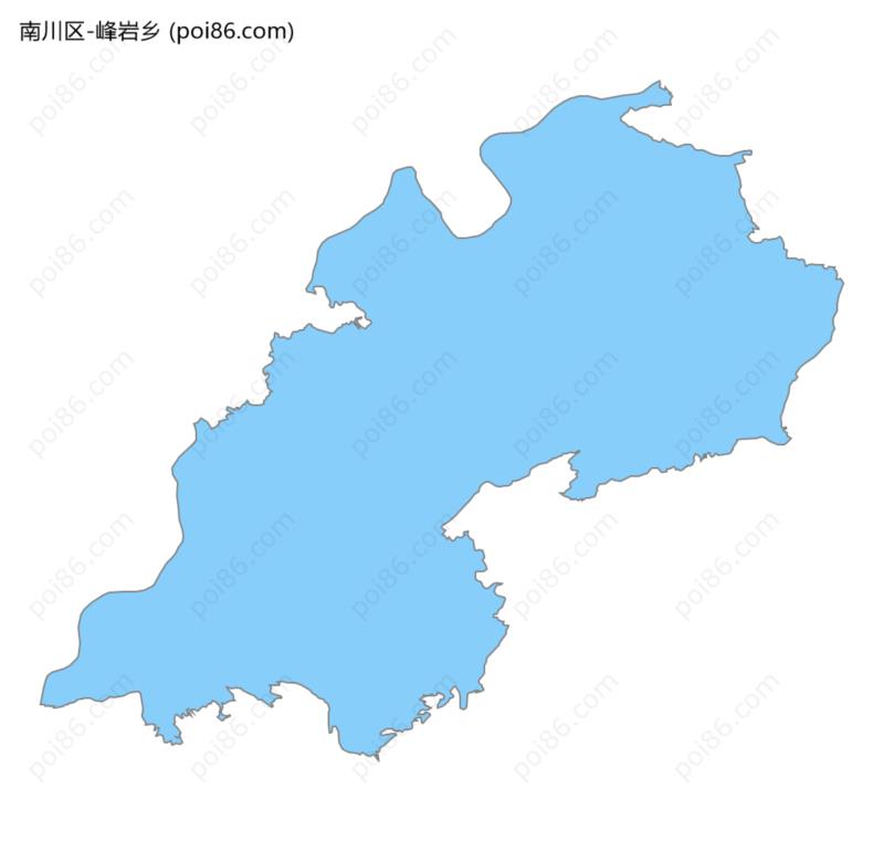 峰岩乡边界地图