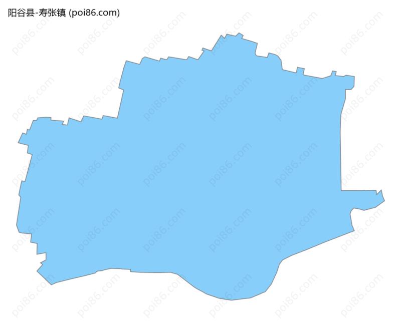 寿张镇边界地图
