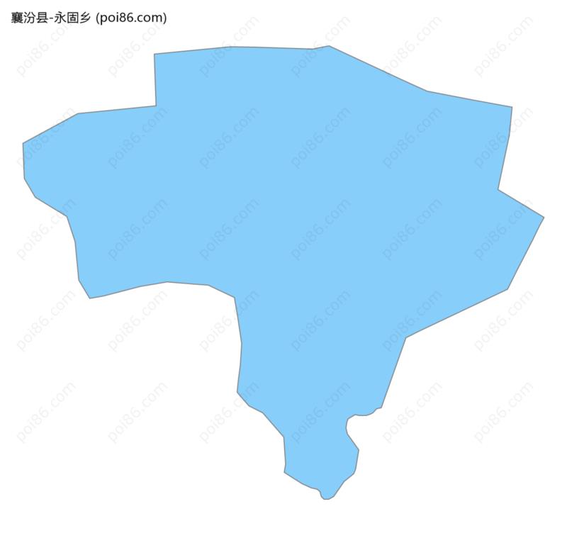 永固乡边界地图