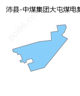 中煤集团大屯煤电集团公司边界地图