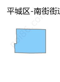 南街街道边界地图