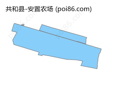 安置农场边界地图