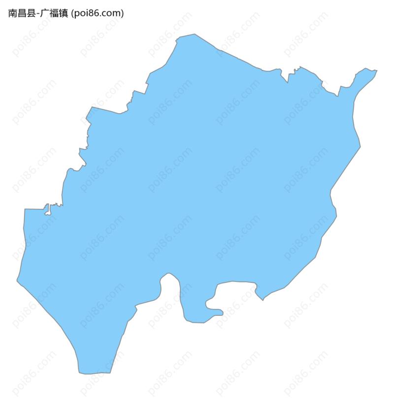 广福镇边界地图