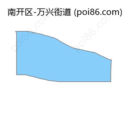 万兴街道边界地图