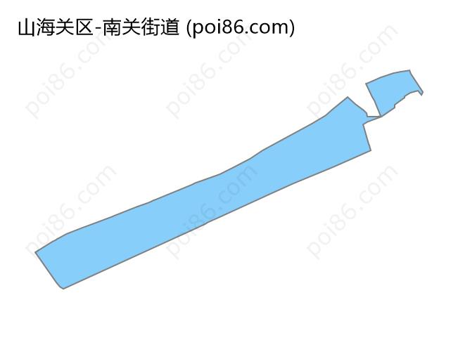 南关街道边界地图