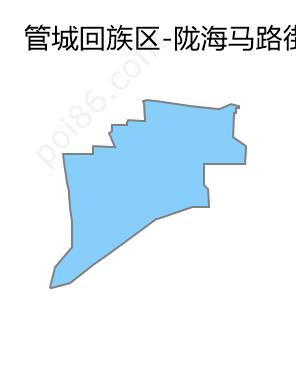 陇海马路街道边界地图