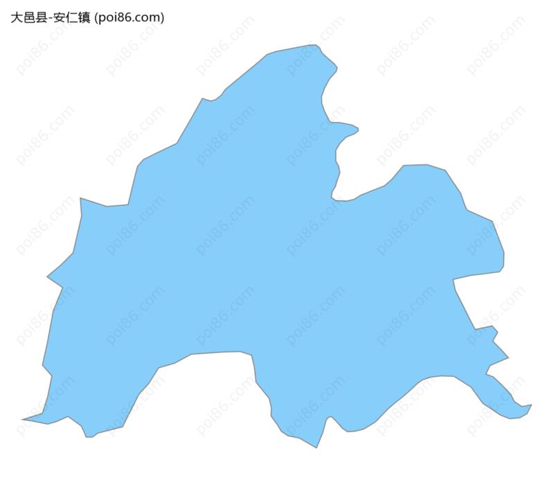 安仁镇边界地图
