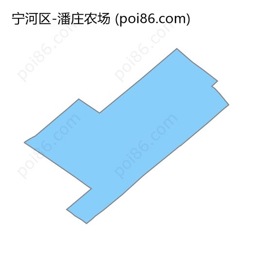 潘庄农场边界地图