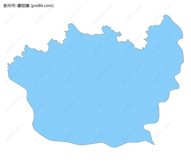 蒙阳镇边界地图