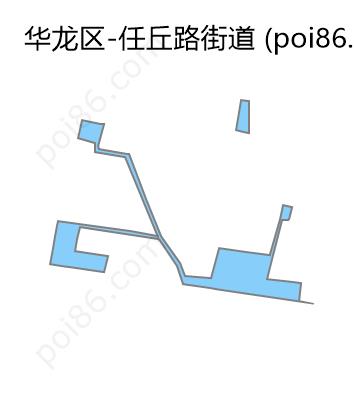 任丘路街道边界地图