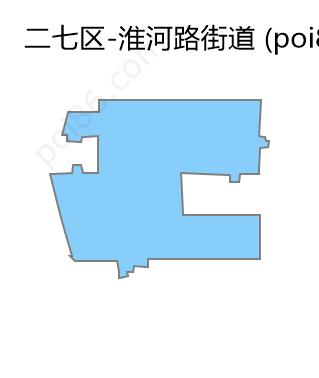 淮河路街道边界地图