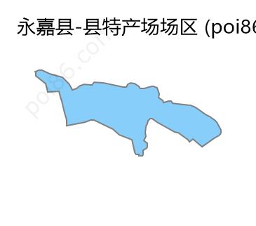 县特产场场区边界地图