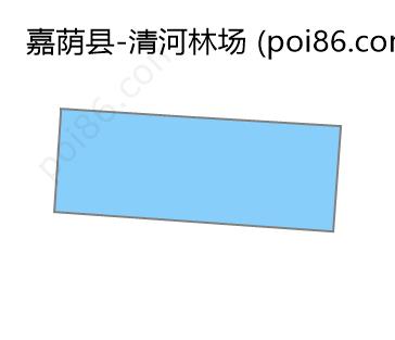 清河林场边界地图