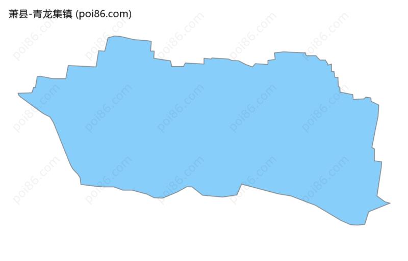 青龙集镇边界地图