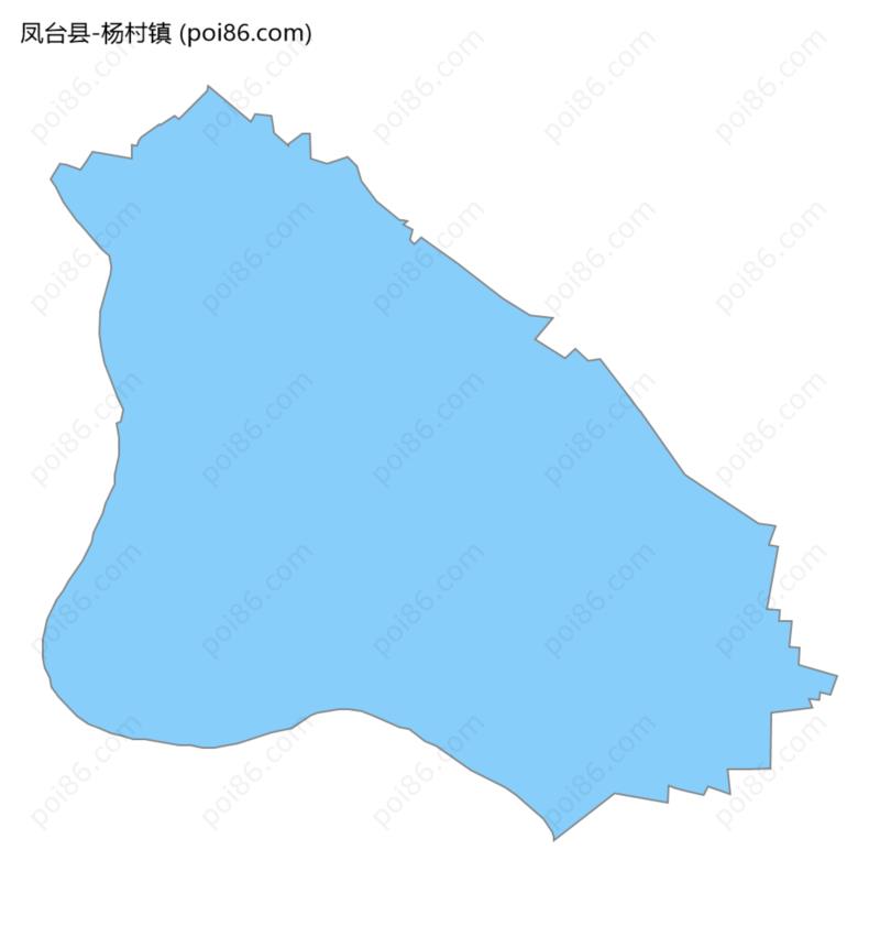 杨村镇边界地图