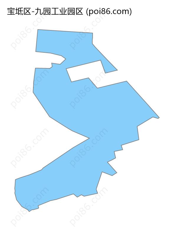 九园工业园区边界地图