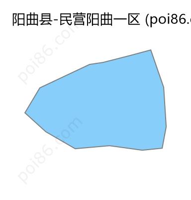 民营阳曲一区边界地图