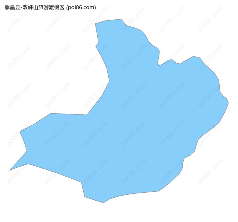 双峰山旅游渡假区边界地图