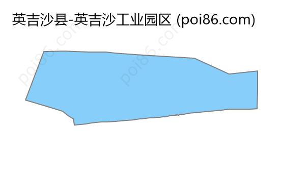 英吉沙工业园区边界地图