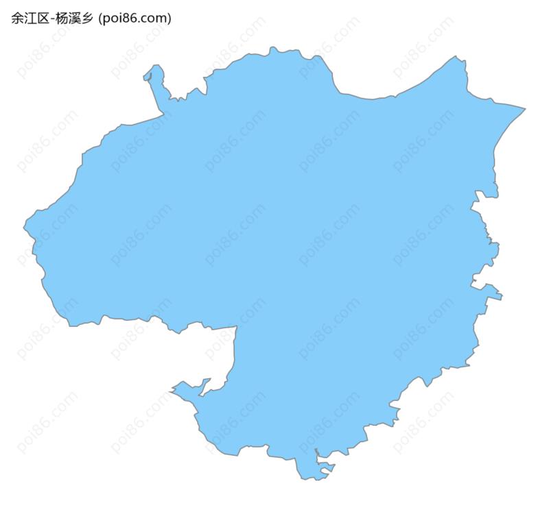 杨溪乡边界地图