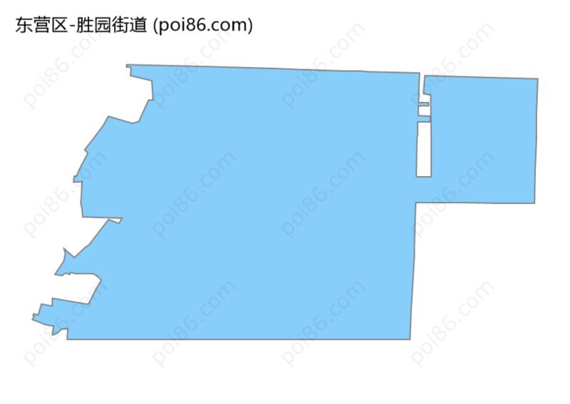 胜园街道边界地图