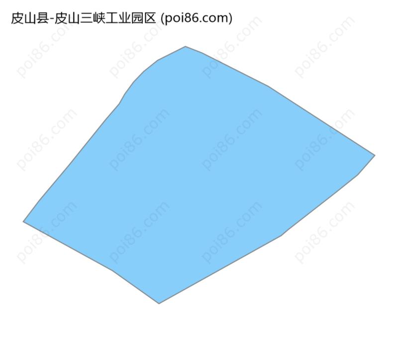 皮山三峡工业园区边界地图