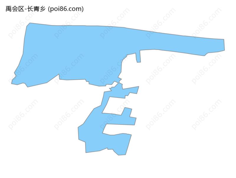 长青乡边界地图