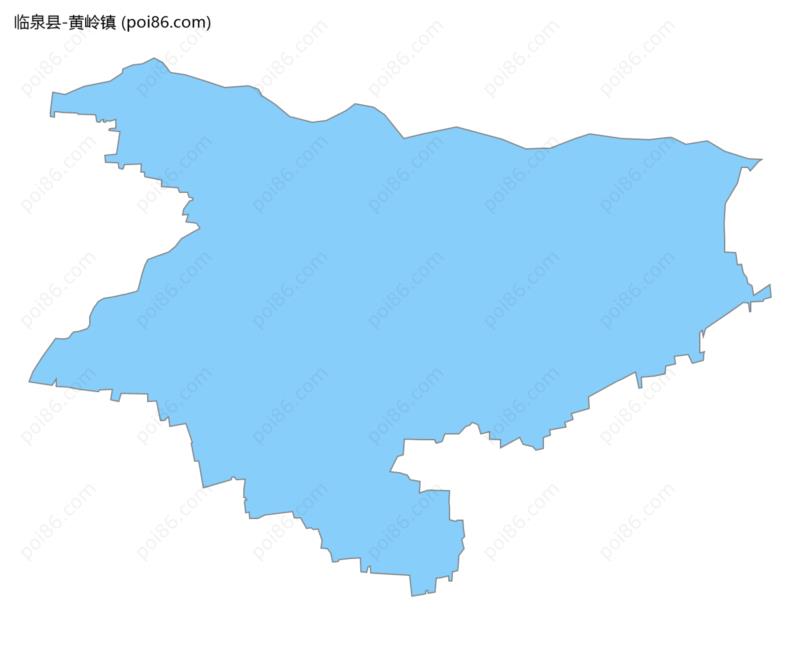 黄岭镇边界地图